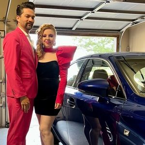 80s “Prom” Dress - Medium